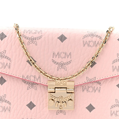 MCM Visetos Medium Patricia Wallet On Chain Soft Pink 8 of 11