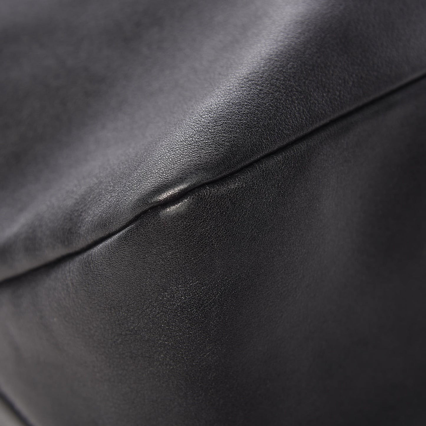 Calfskin Large Horsebit Chain Hobo Black