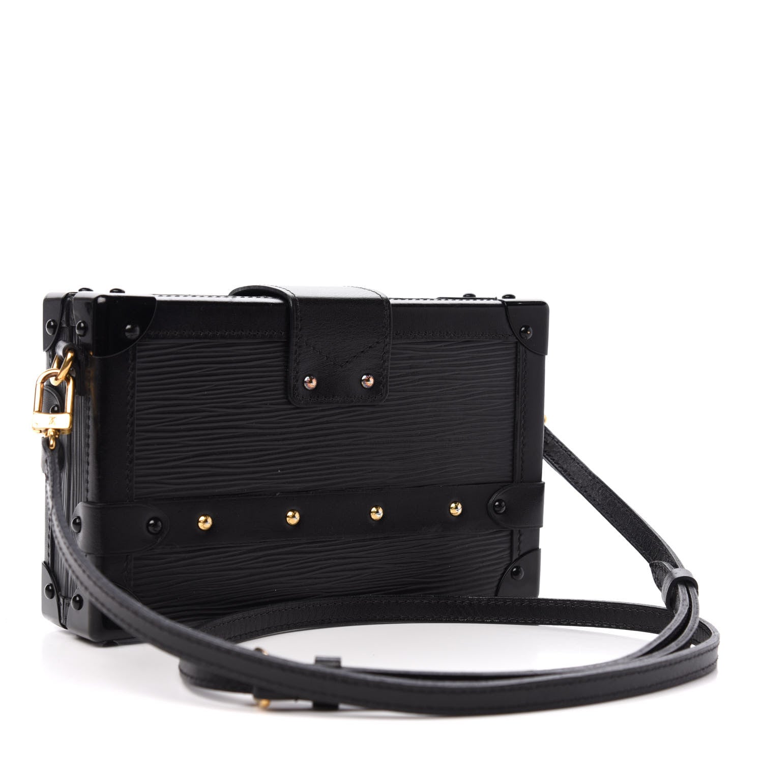 Louis Vuitton Epi Petite Malle Black 3 of 11