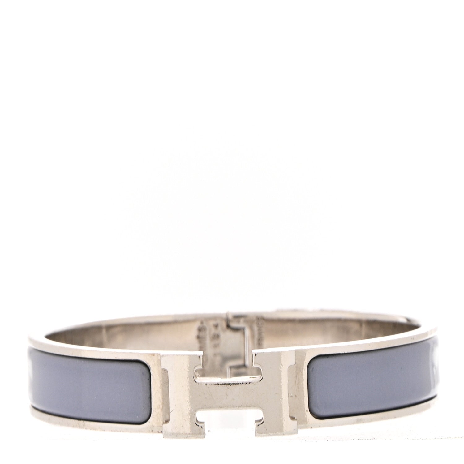 Hermes Enamel Narrow Clic Clac H Bracelet PM Lilas 1 of 4