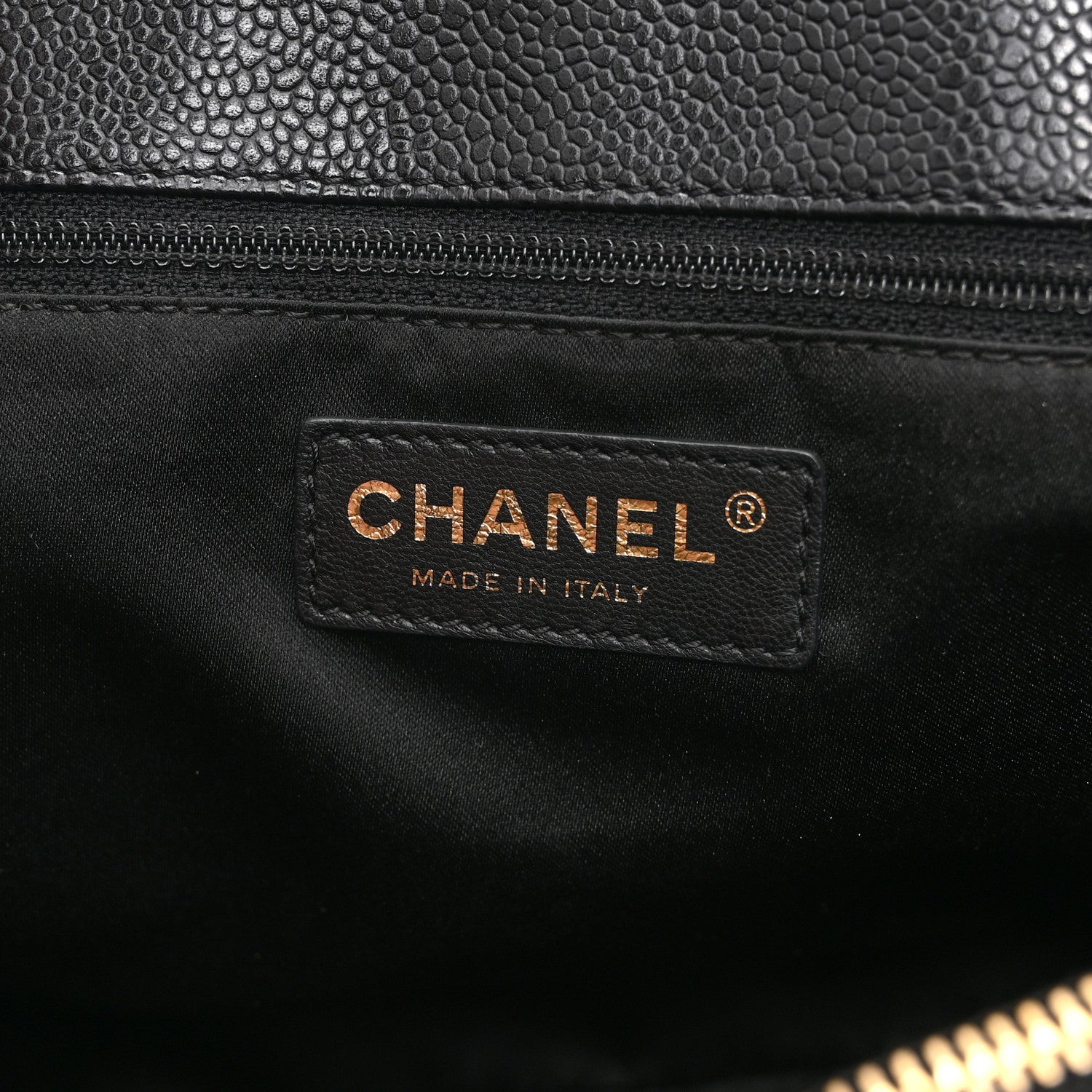 Chanel Caviar Quilted Grand Shopping Tote GST Black 6 of 10