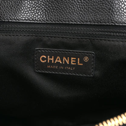 Chanel Caviar Quilted Grand Shopping Tote GST Black 6 of 10