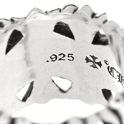 Chrome Hearts Sterling Silver Cemetery Cross Ring 61 9.5 7 of 7