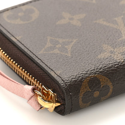 Louis Vuitton Monogram Clemence Wallet Rose Ballerine 7 of 9