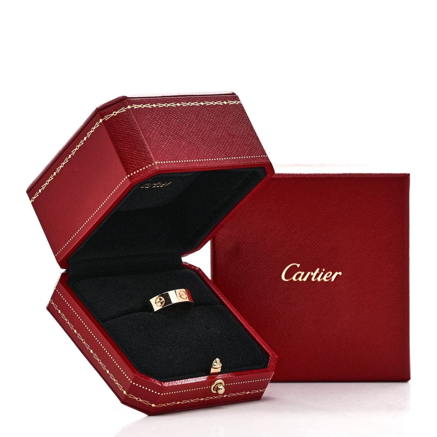 18K Yellow Gold 5.5mm LOVE Ring 54 7