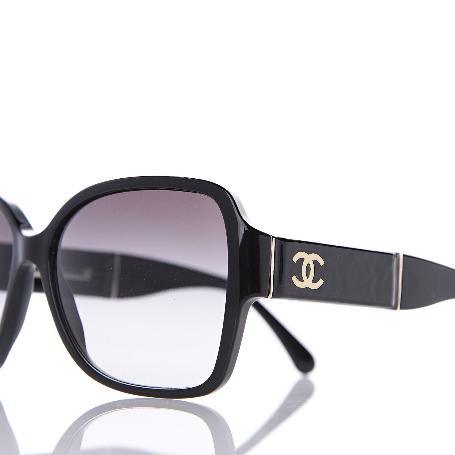 Chanel Square Summer CC Sunglasses 5230Q Black 7 of 8