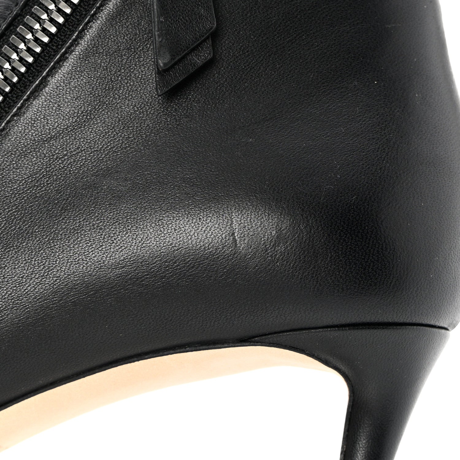 Jimmy Choo Calfskin Dayton 65 Boots 37.5 Black 8 of 11