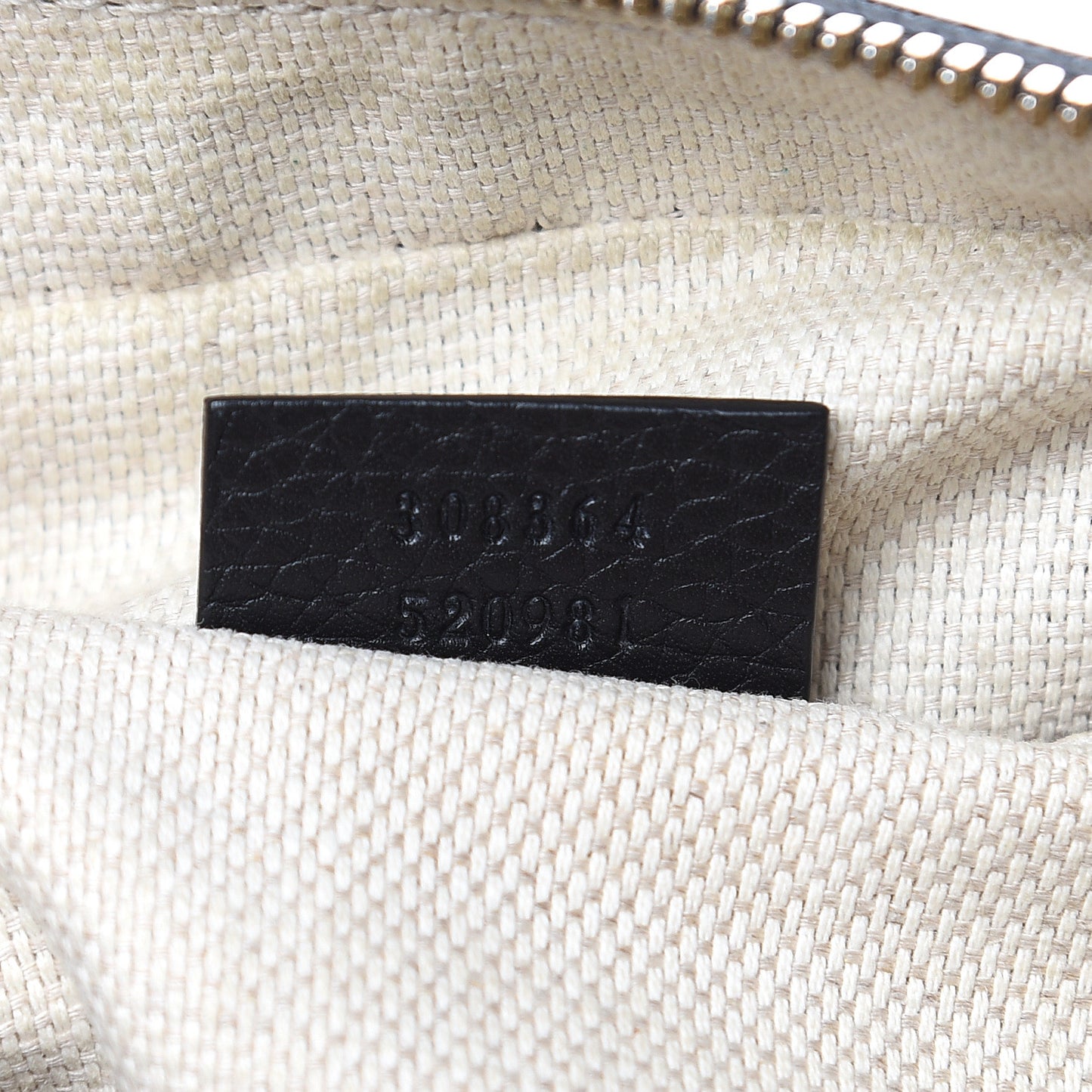 Pebbled Calfskin Small Soho Disco Bag Black