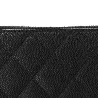 Chanel Caviar Quilted Classic Zip Boy Pouch Black 13 of 13