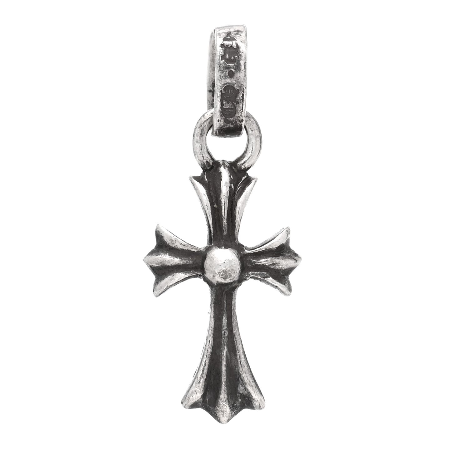 Sterling Silver Baby Fat Cross Single Earring