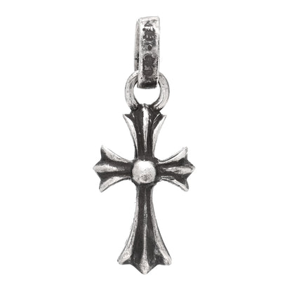 Chrome Hearts Sterling Silver Baby Fat Cross Single Earring 1 of 4