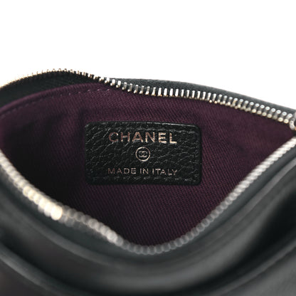 Chanel Grained Calfskin Small Neo Executive Cosmetic Case Black 6 of 7