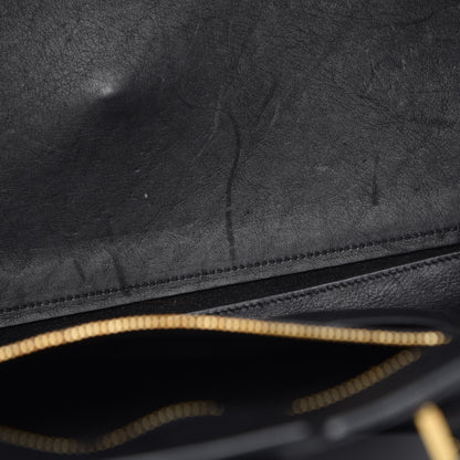 Saint Laurent Smooth Calfskin Medium Monogram Cabas Black 31 of 31