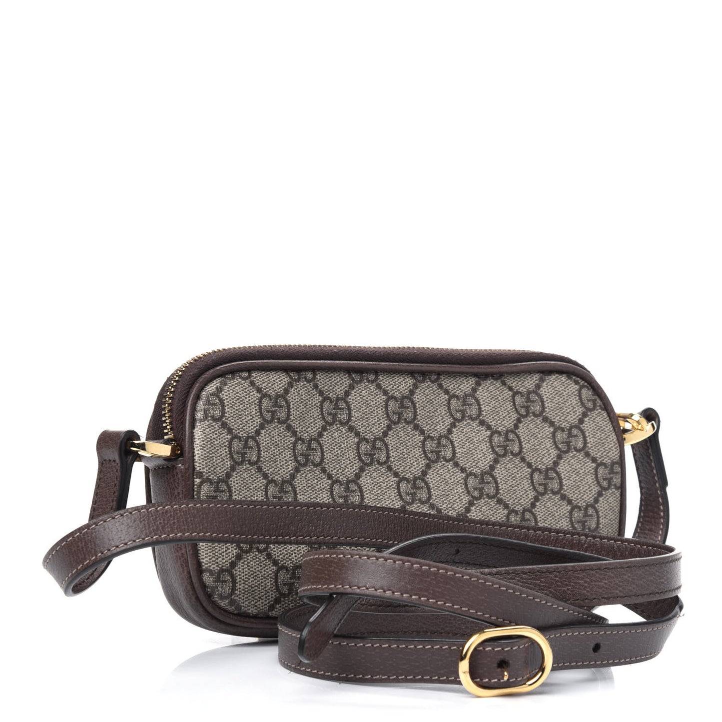 GG Supreme Monogram Web Mini Ophidia GG Bag Brown