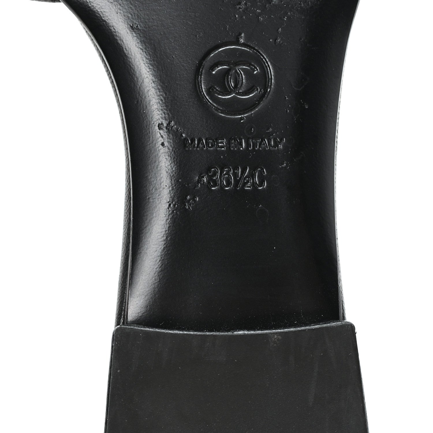 Chanel Lambskin CC Turnlock Mules 36.5 Black 7 of 9