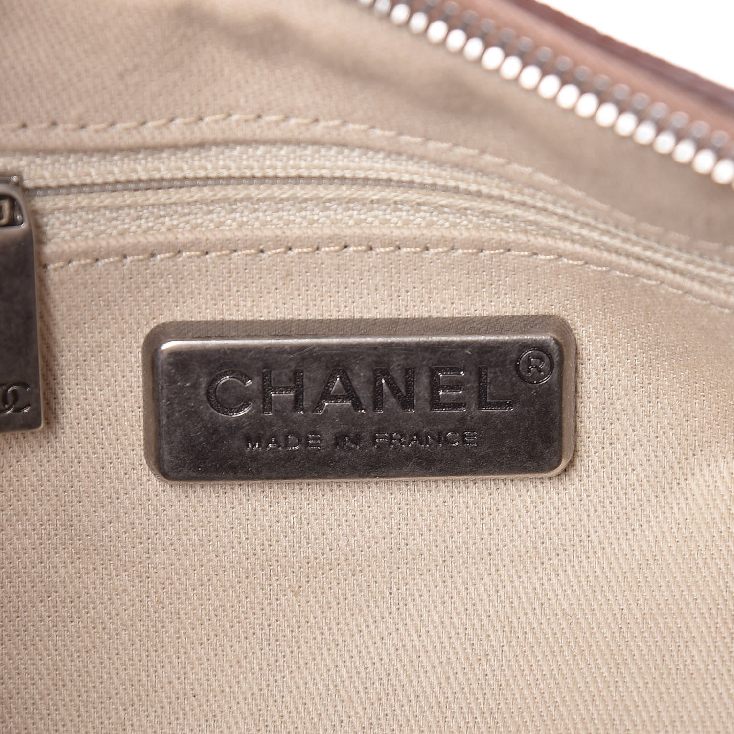 Chanel Distressed Caviar Outdoor Ligne Hobo Brown 6 of 18