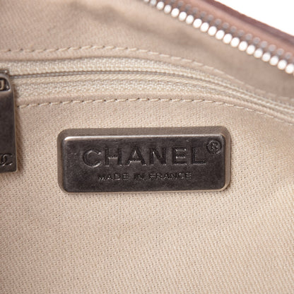 Chanel Distressed Caviar Outdoor Ligne Hobo Brown 6 of 18