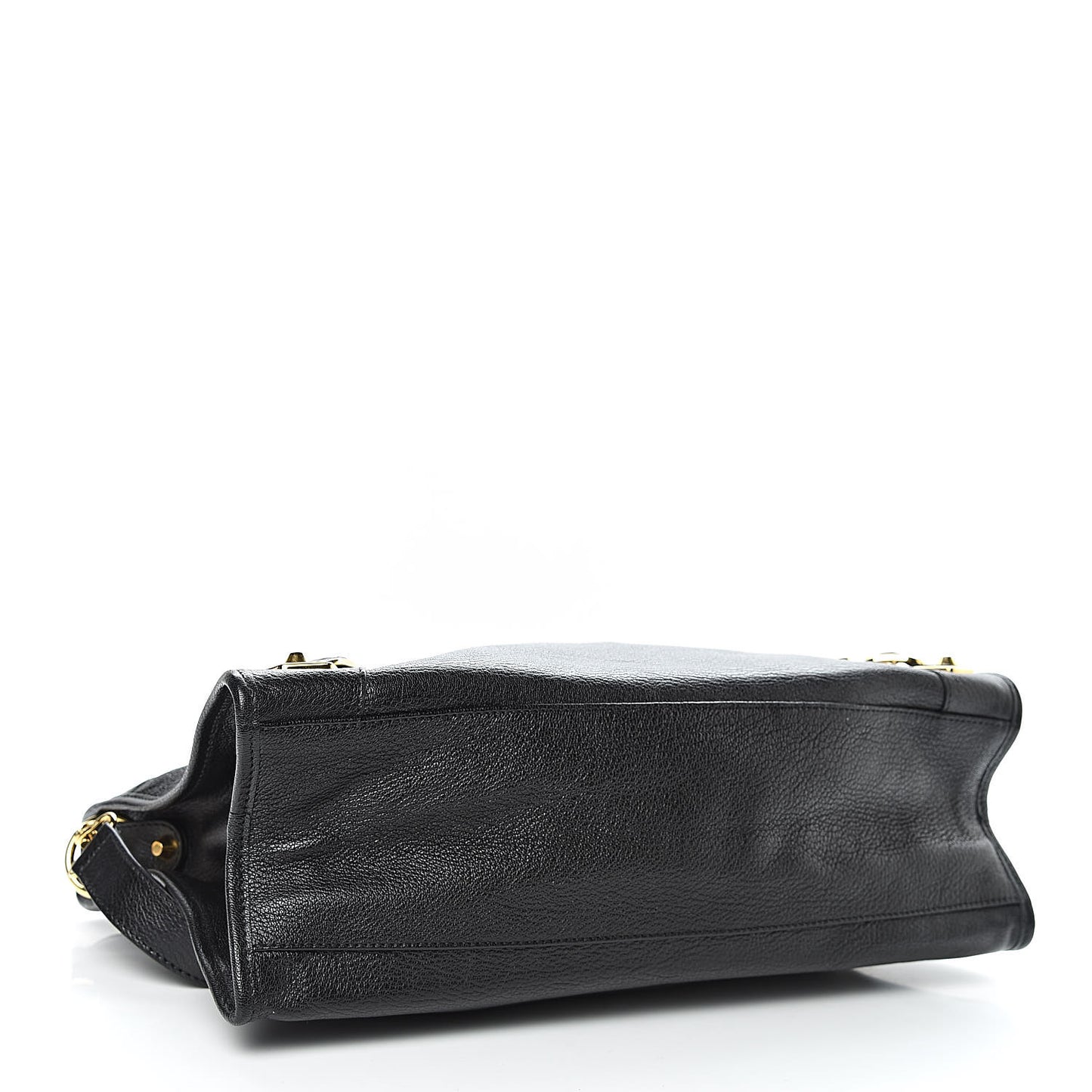 Chevre Gold Metallic Edge Hardware City Black