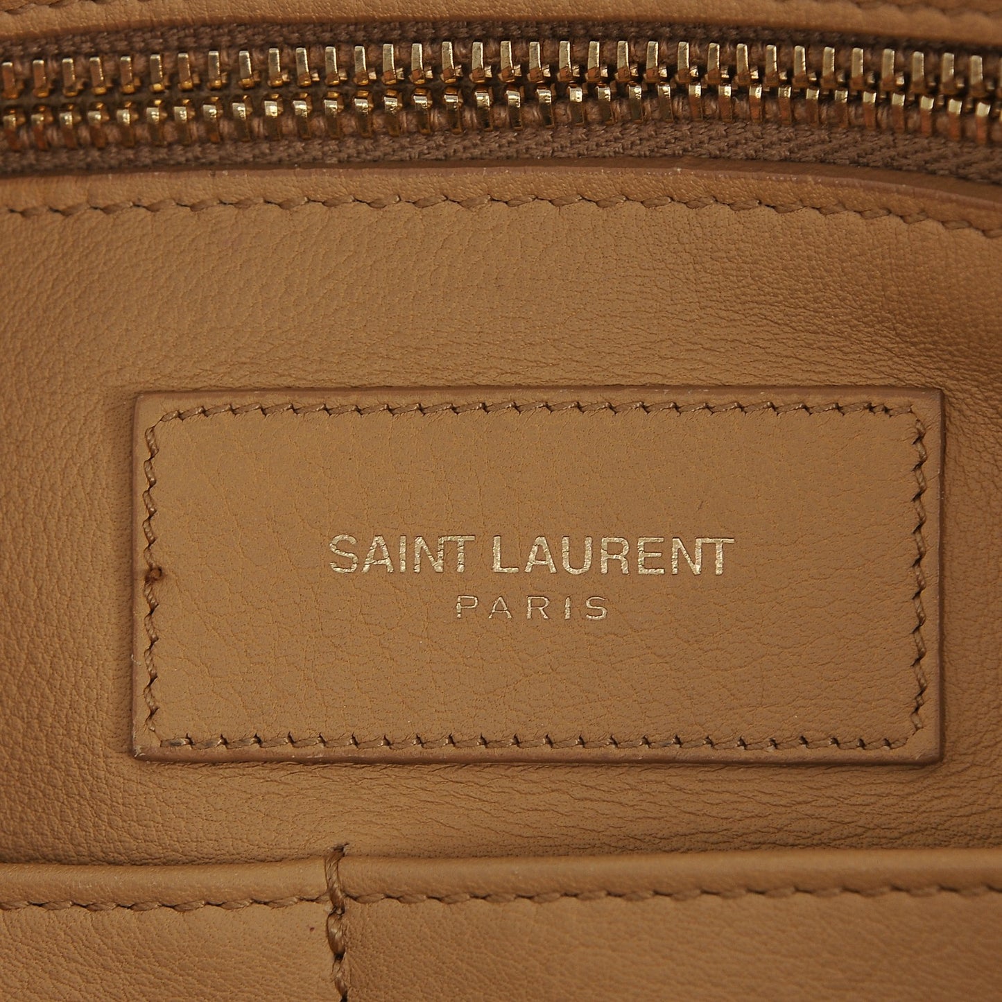 Calfskin Medium Classic Y Cabas Light Beige