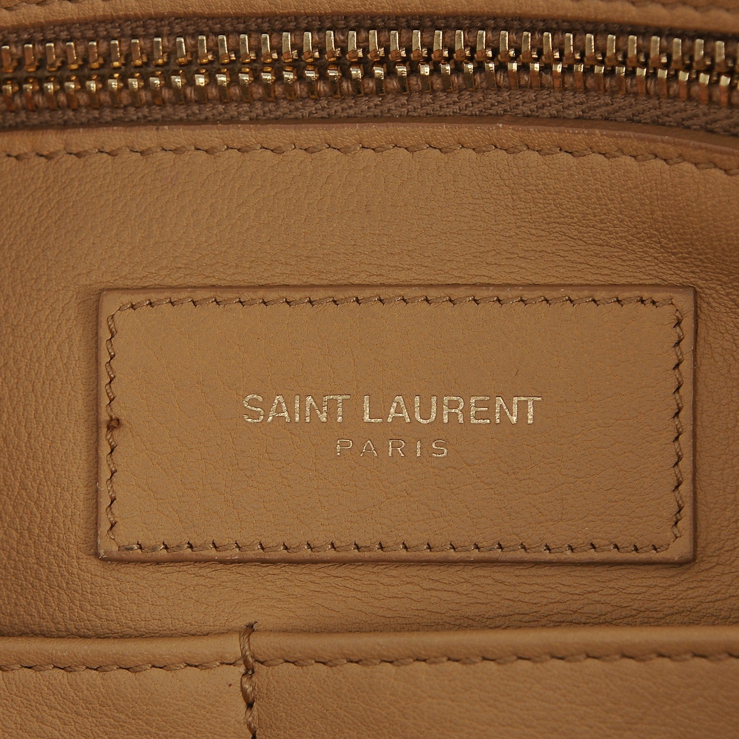 Saint Laurent Calfskin Medium Classic Y Cabas Light Beige 6 of 6