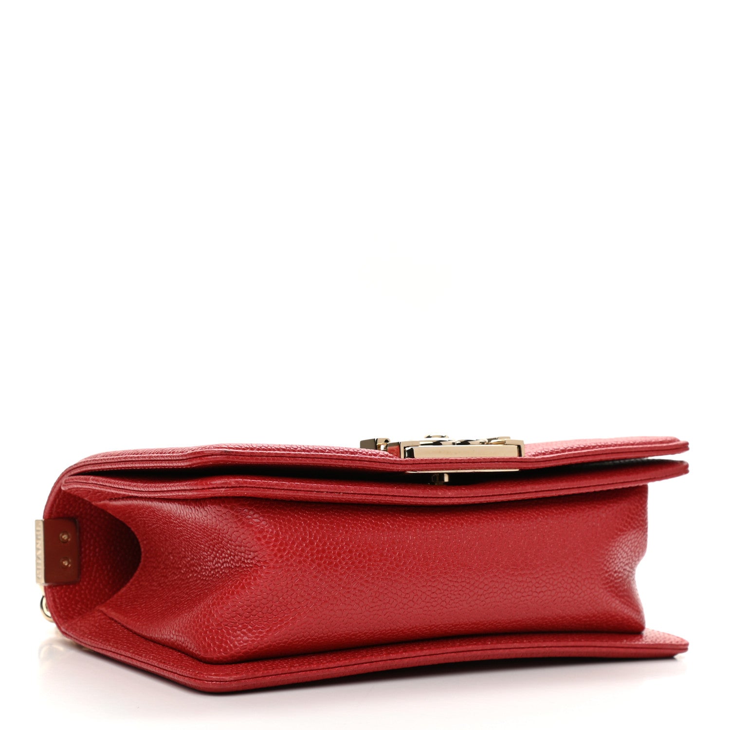 Chanel Caviar Quilted Small Boy Flap Dark Red 4 of 11