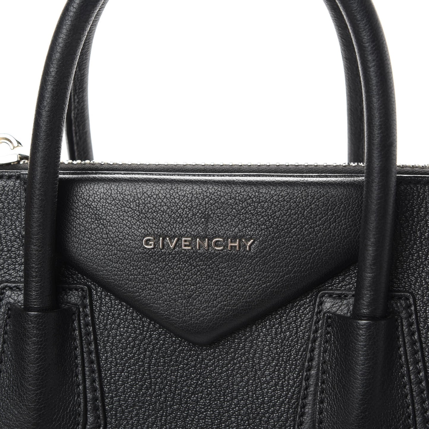 Sugar Goatskin Medium Antigona Black