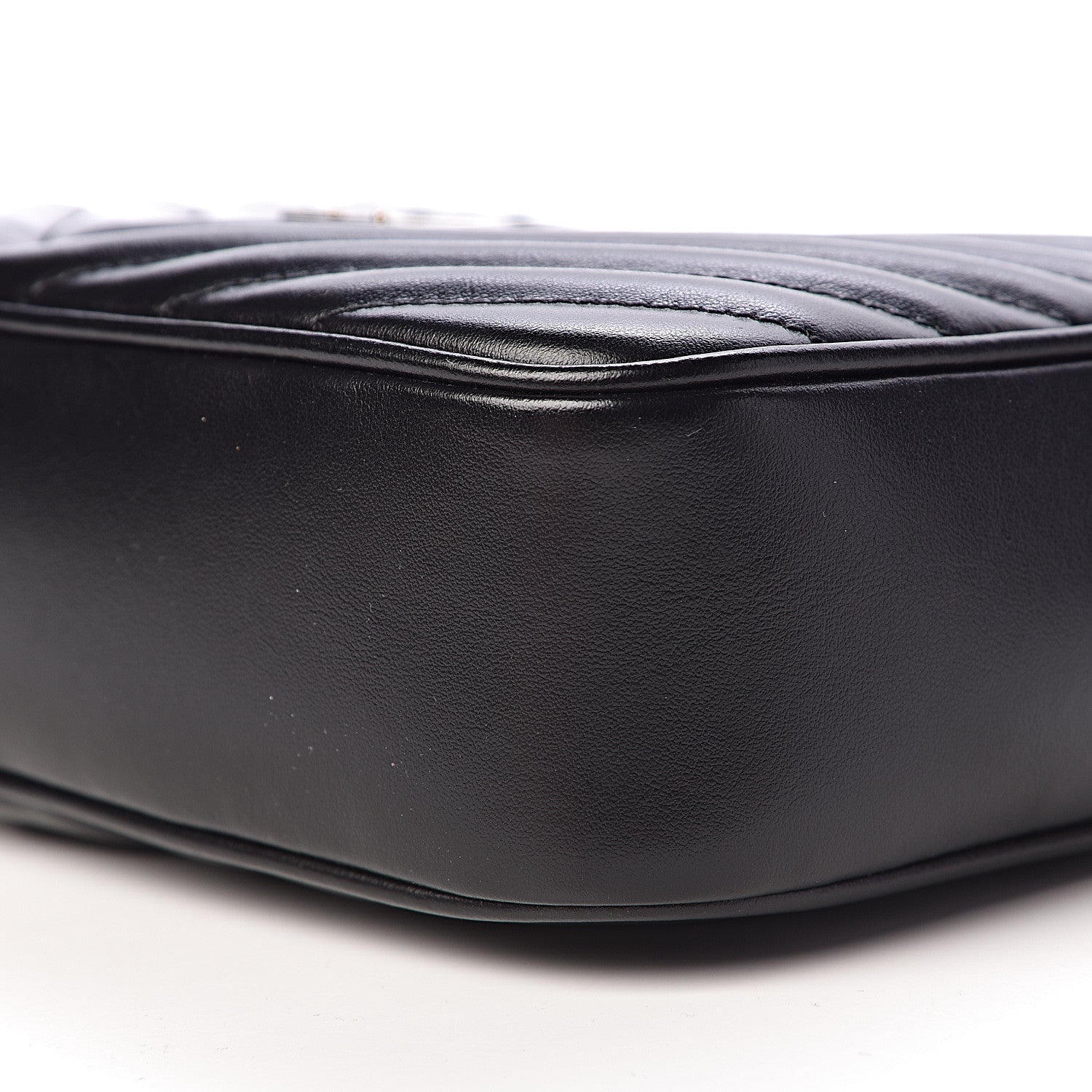 Saint Laurent Calfskin Matelasse Monogram Lou Camera Bag Black 10 of 10