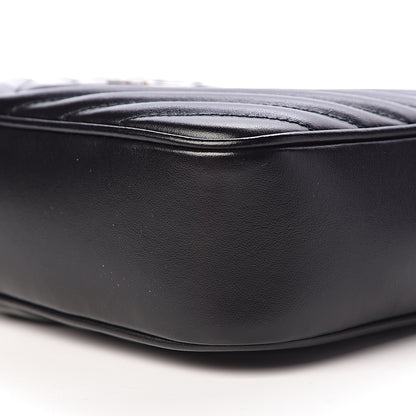 Saint Laurent Calfskin Matelasse Monogram Lou Camera Bag Black 10 of 10