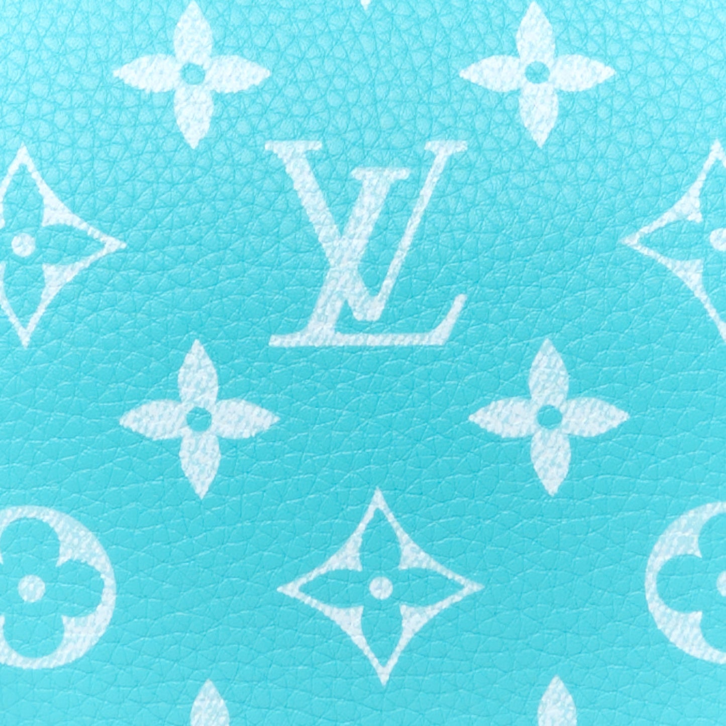 Calfskin Monogram Speedy P9 Bandouliere 25 Turquoise