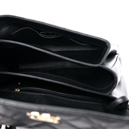 Chanel Lambskin Quilted Medium Trendy CC Flap Dual Handle Bag Black 5 of 22