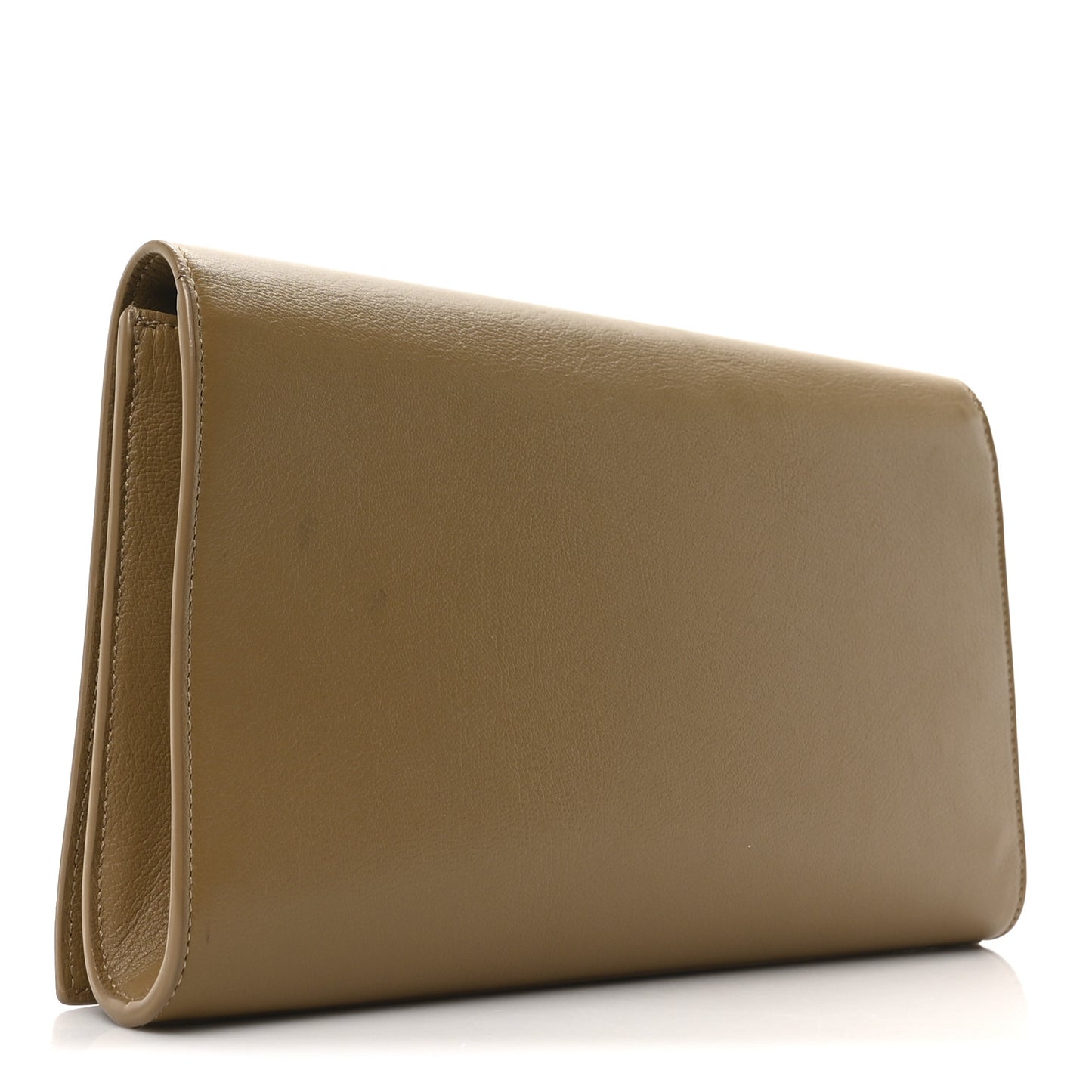 Calfskin Monogram Large Belle De Jour Clutch Beige