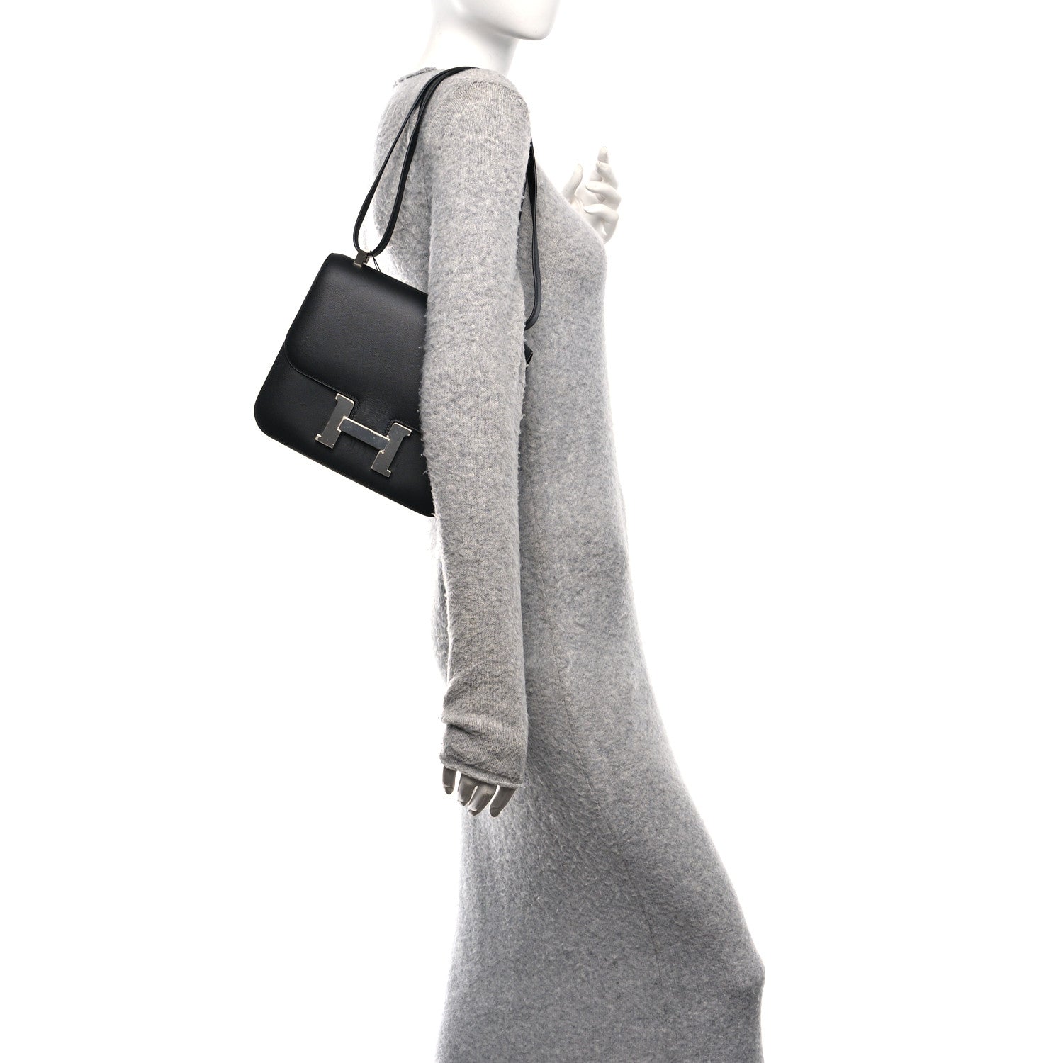 Hermes Madame Calfskin Constance 24 Black 2 of 11
