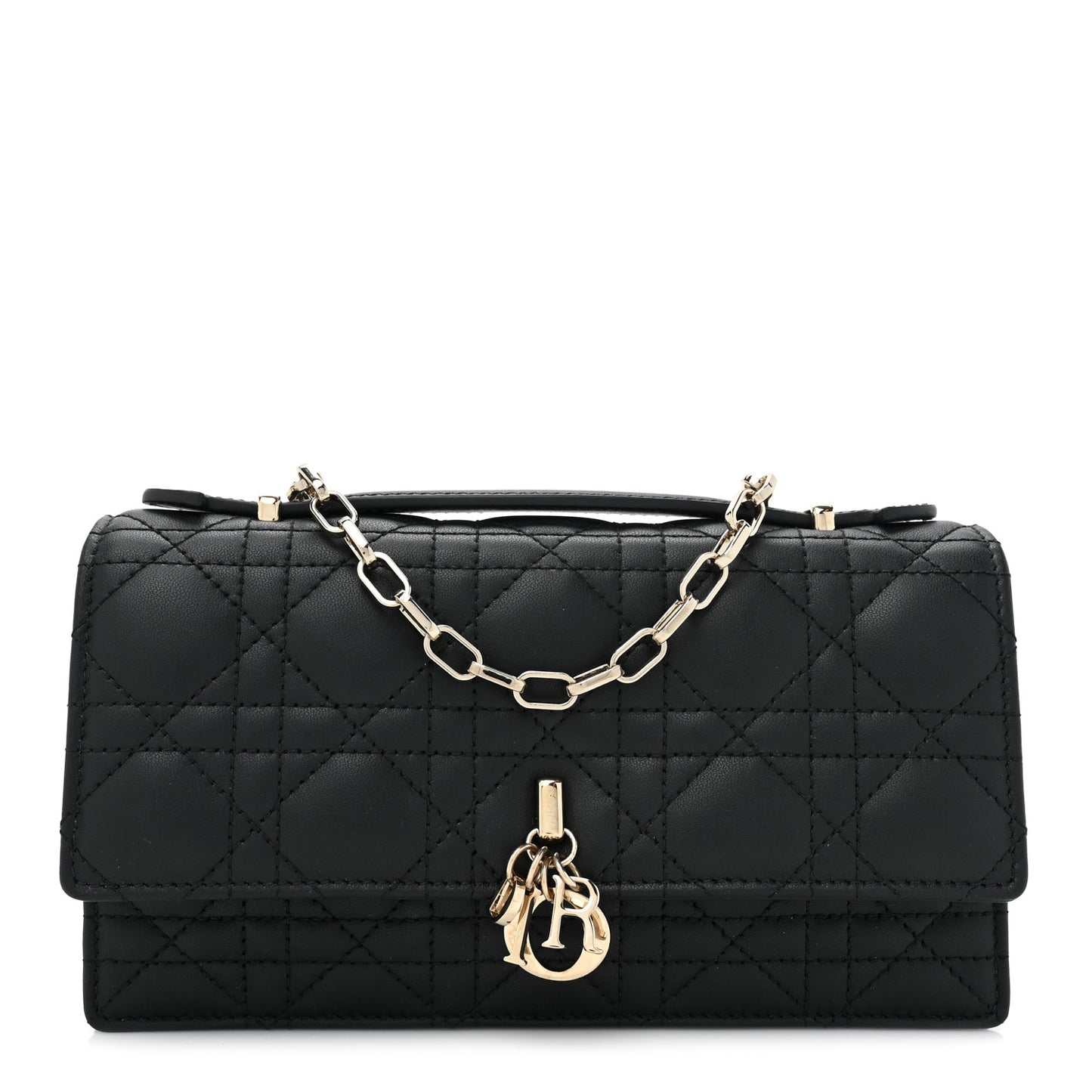 Lambskin Cannage Mini My Dior Bag Black
