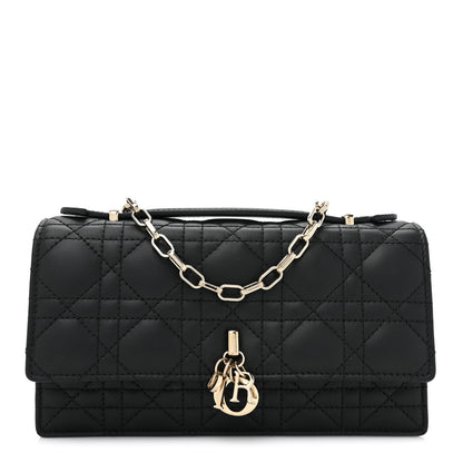 Christian Dior Lambskin Cannage Mini My Dior Bag Black 1 of 9