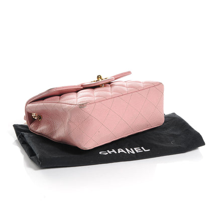 Chanel Caviar Quilted Mini Flap Pink 4 of 13