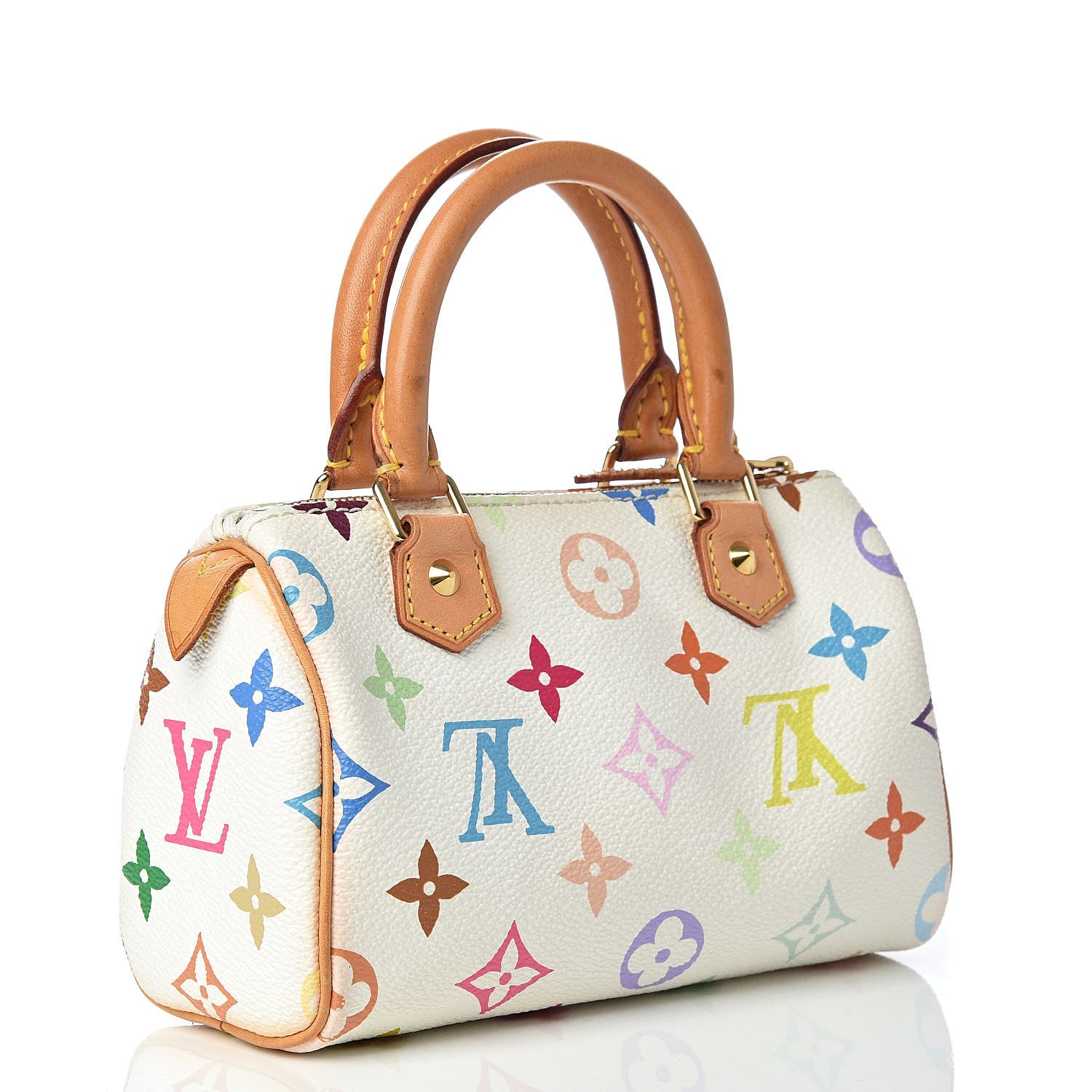 Louis Vuitton Monogram Multicolor Mini Sac HL Speedy White 3 of 11