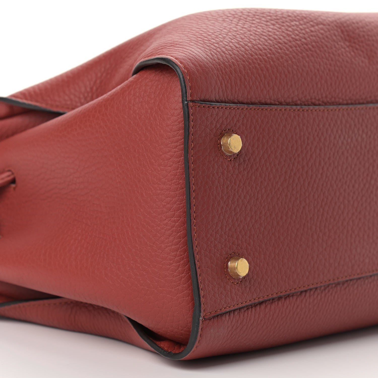 Mulberry Heavy Grain Iris Tote Rust 6 of 10