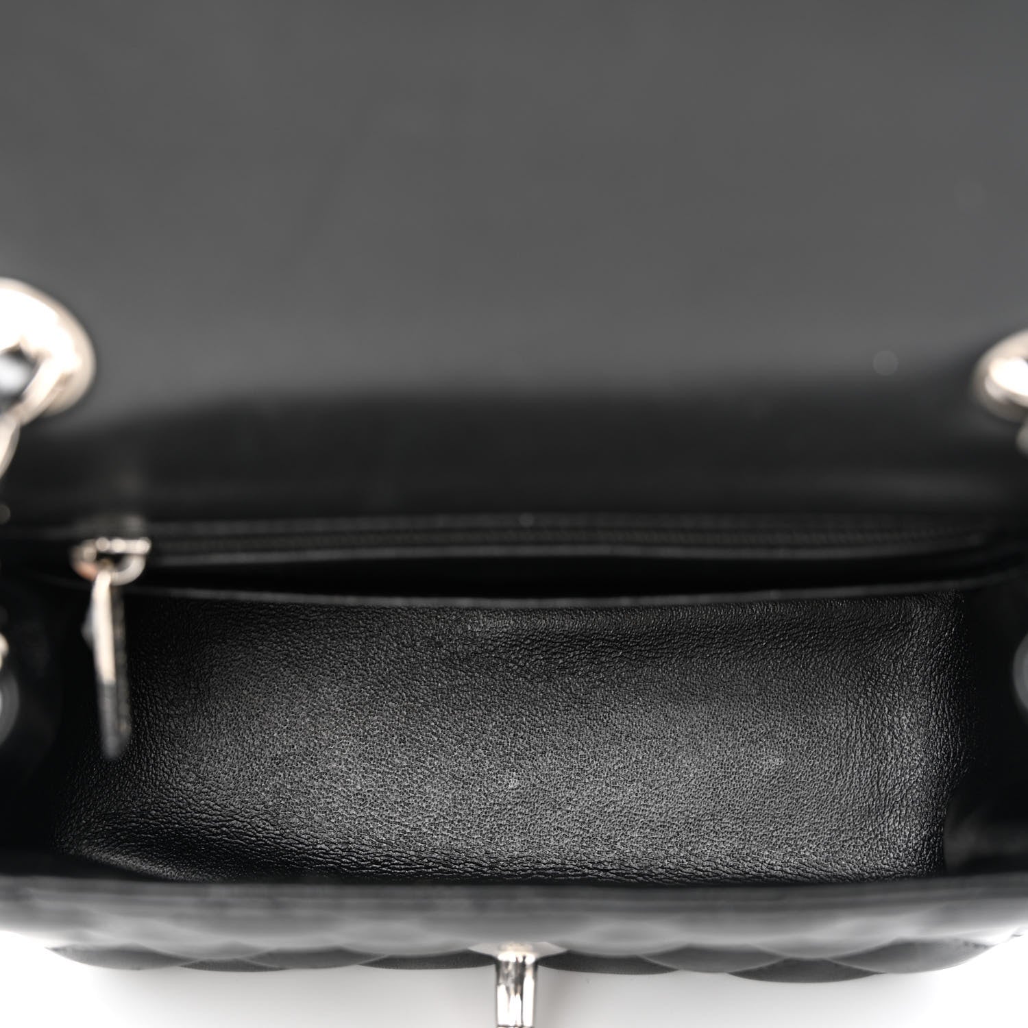 Chanel Lambskin Quilted Mini Square Flap Black 5 of 10
