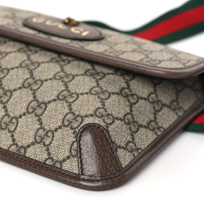 Gucci GG Supreme Monogram Neo Vintage Web Belt Bag Brown 9 of 9