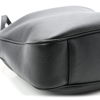 Gucci Softy Wonka Textured Dollar Calfskin Medium Diana Shoulder Bag Black Dusty Grey 9 of 10