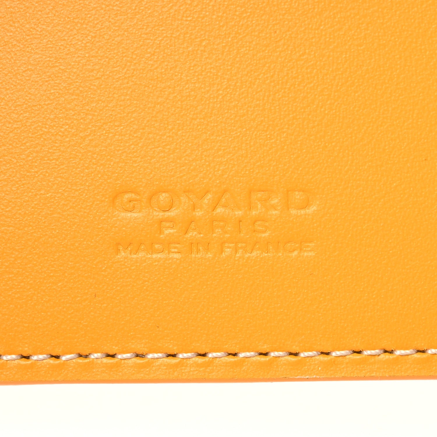 Goyard Goyardine Bi-Fold Victoire PM Wallet Yellow 6 of 6