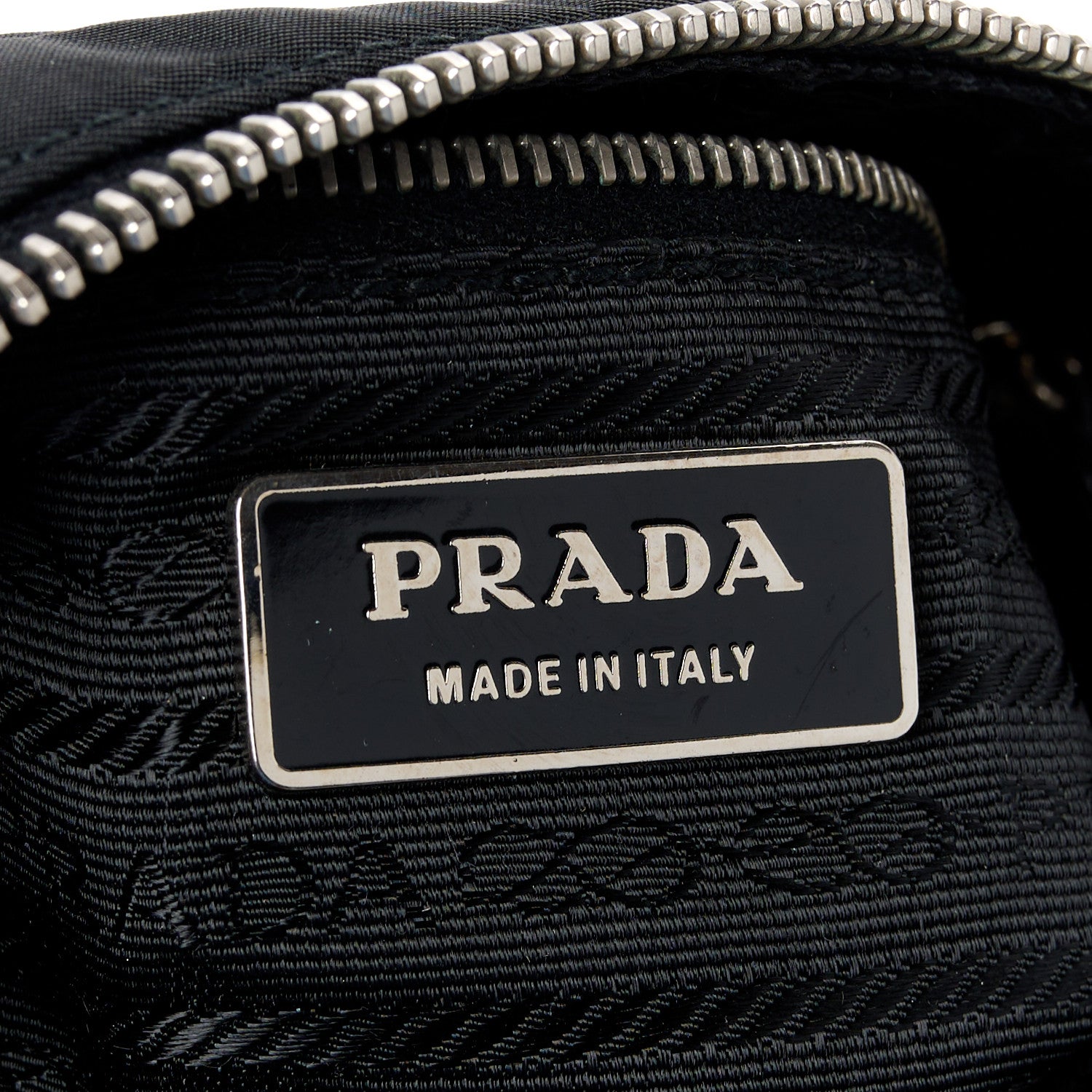 Prada Tessuto Nylon Calfskin Flat Messenger Bag Black 6 of 10