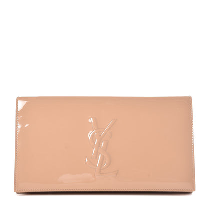 Saint Laurent Patent Calfskin Monogram Large Belle De Jour Clutch Chair 1 of 9