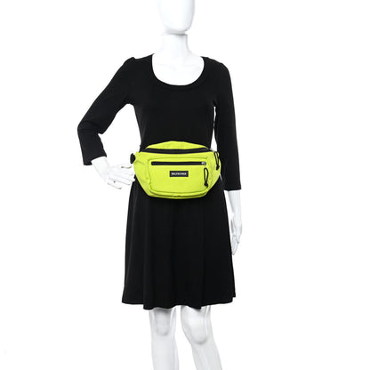 Balenciaga Nylon Canvas Explorer Belt Bag Acid Green 2 of 15
