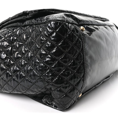 Chanel Vinyl XXL Rock and Chain Flap Black 8 of 9