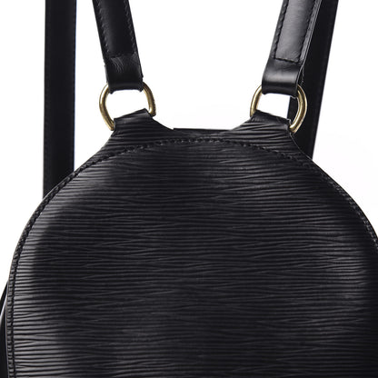 Louis Vuitton Epi Mabillon Backpack Black 9 of 9