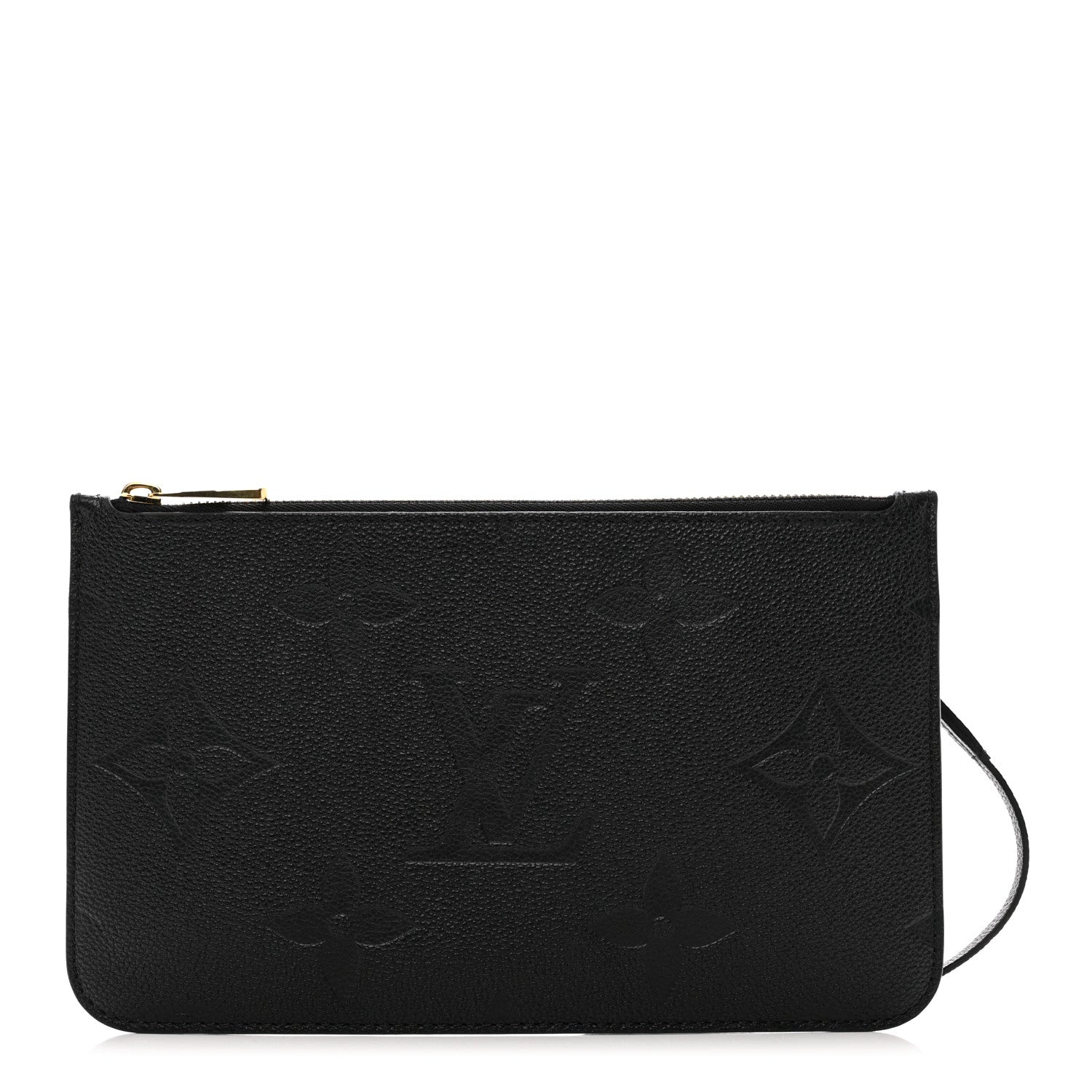 Louis Vuitton Empreinte Monogram Giant Neverfull MM Pochette Black 1 of 6