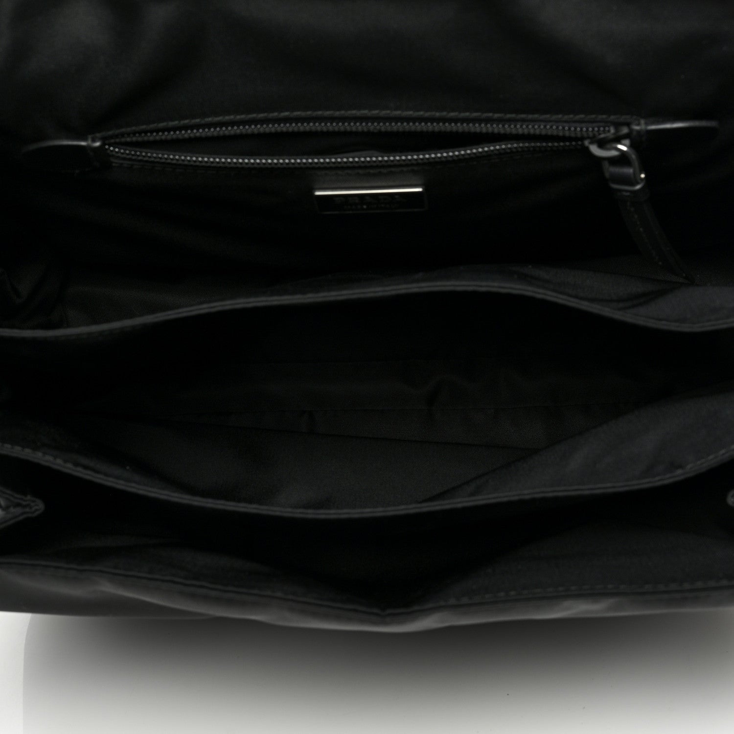Prada Re-Nylon Vitello Padded Small Flap Shoulder Bag Black 5 of 9