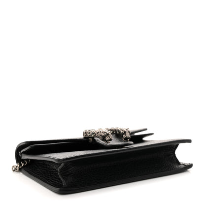 Gucci Calfskin Super Mini Dionysus Shoulder Bag Black 4 of 12