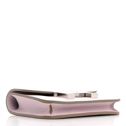 Hermes Evercolor Constance Slim Wallet Mauve Pale 5 of 10